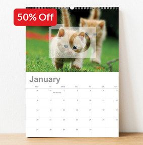 Photo Only Personalised Calendar